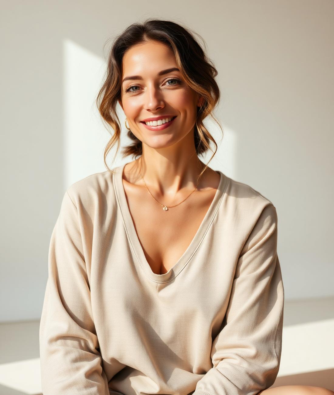 Willow founder and lead instructor in a sunlit studio